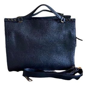 C&C California Black Satchel with shoulder strap.